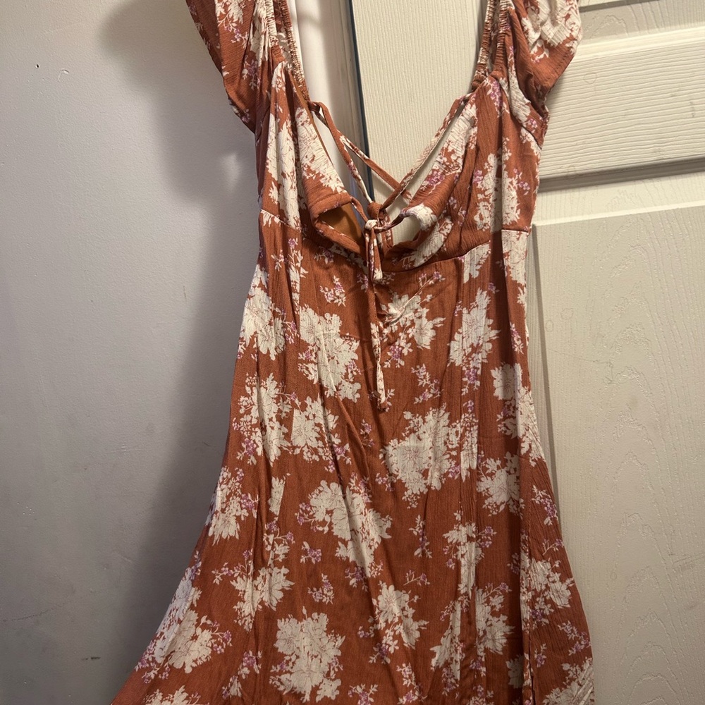 Floral Rust Dress